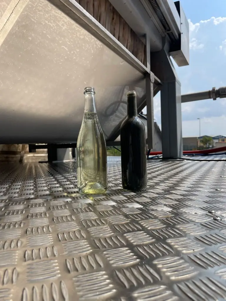 filtración de tintos con prensa