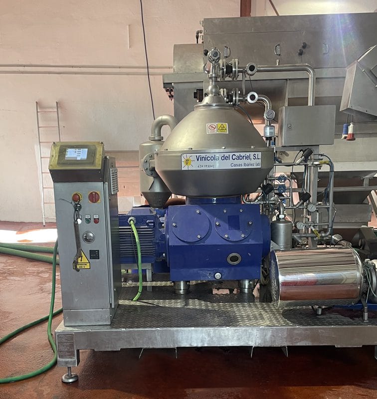 Centrifugación de vinos para bodegas 1 Centrifugación de vinos en España