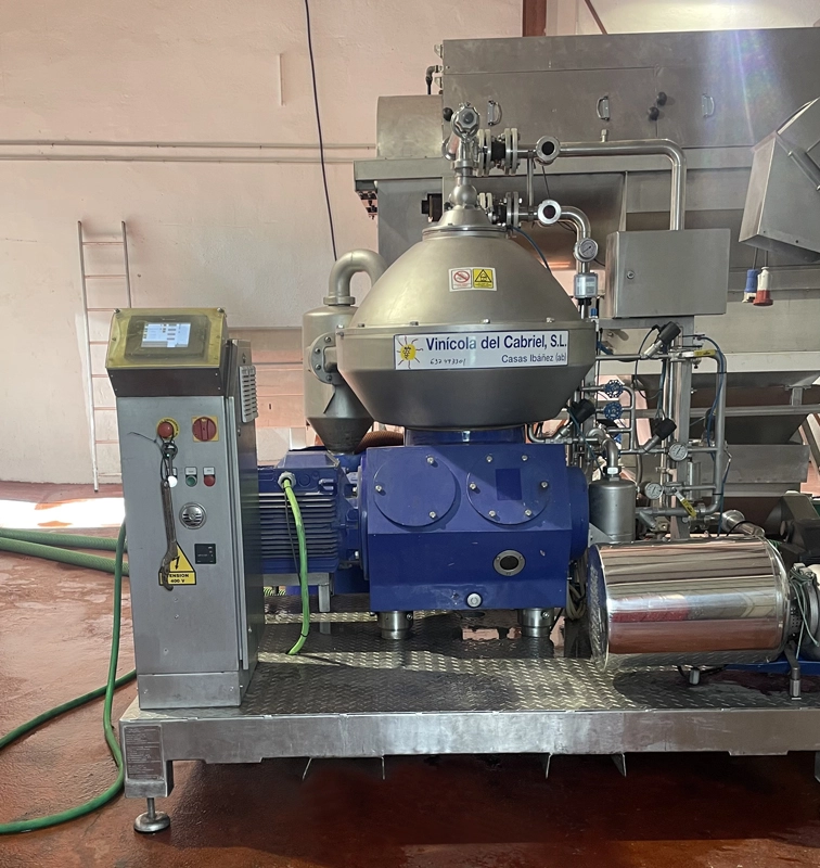 centrifugacion de vinos en espana