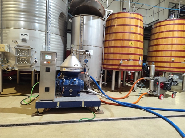 centrifugacion de vinos para bodegas en albacete